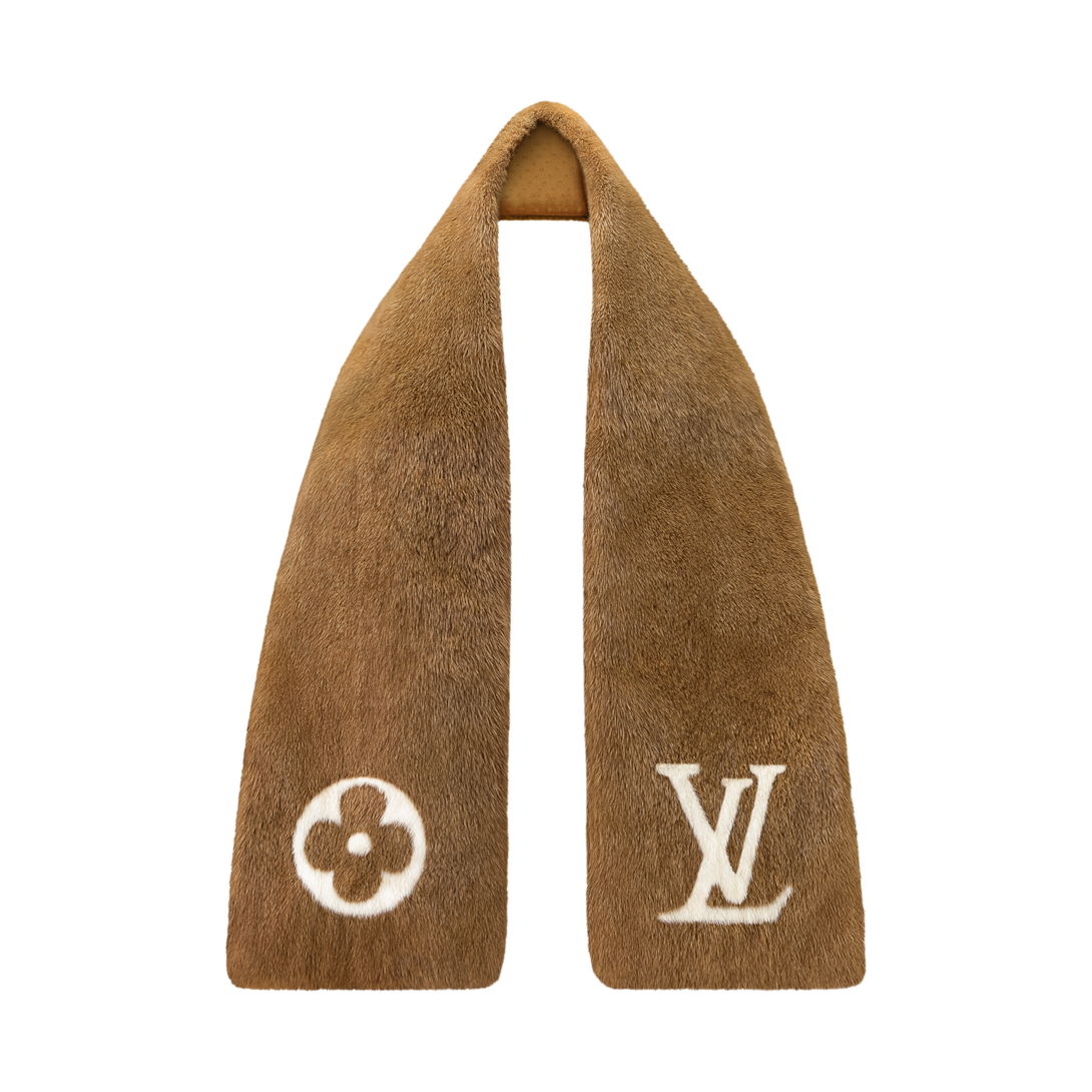 LV Cosy Mink Fur Collection Scarf S00 - Holiday Gifts for Her
